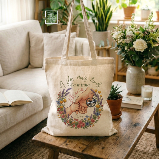 Saco mamã "A flor mais linda"