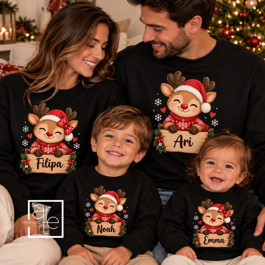 Sweat de natal rena