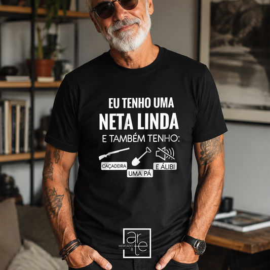 T-shirt "Eu tenho uma neta linda..."