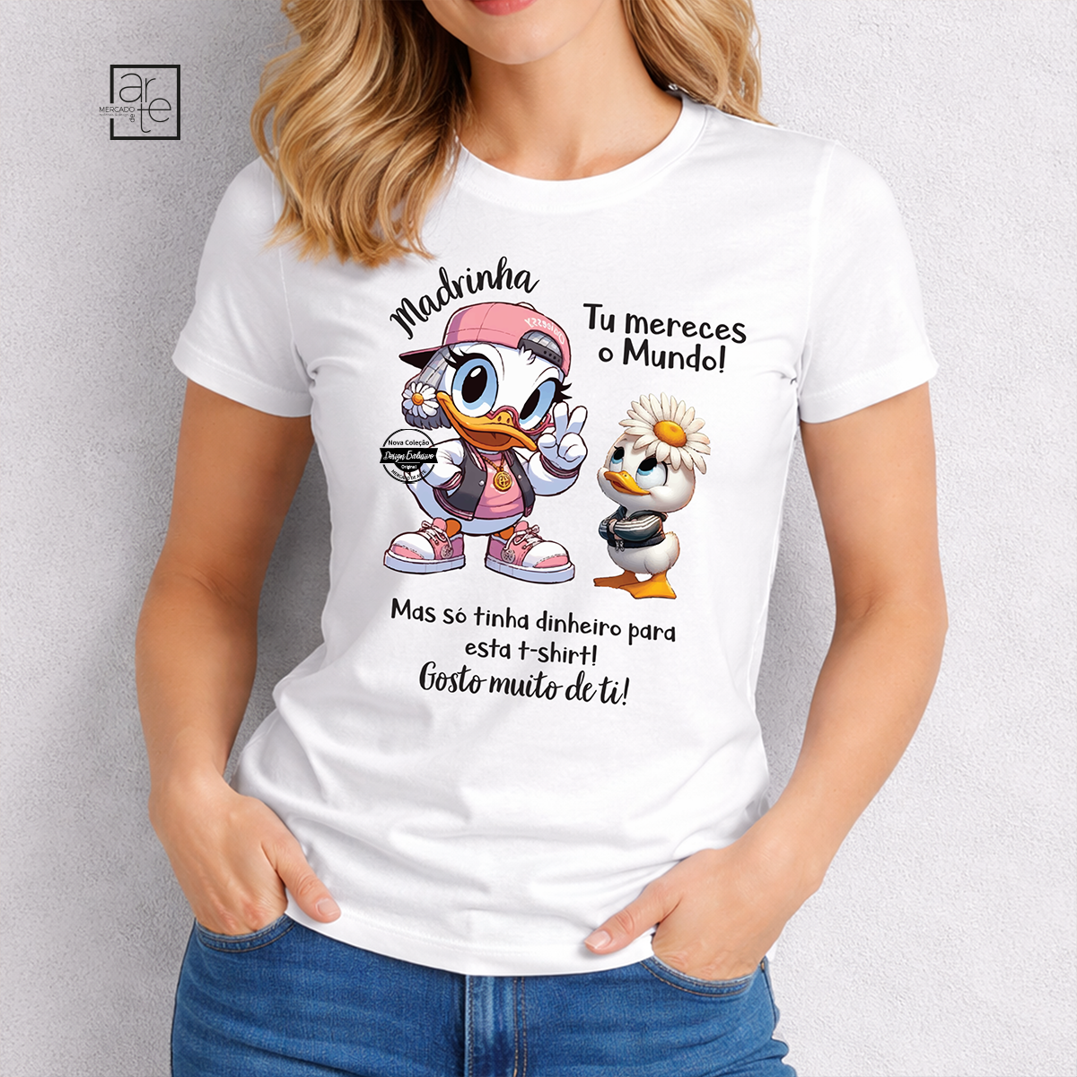 T-shirt Patos "Madrinha / Padrinho"