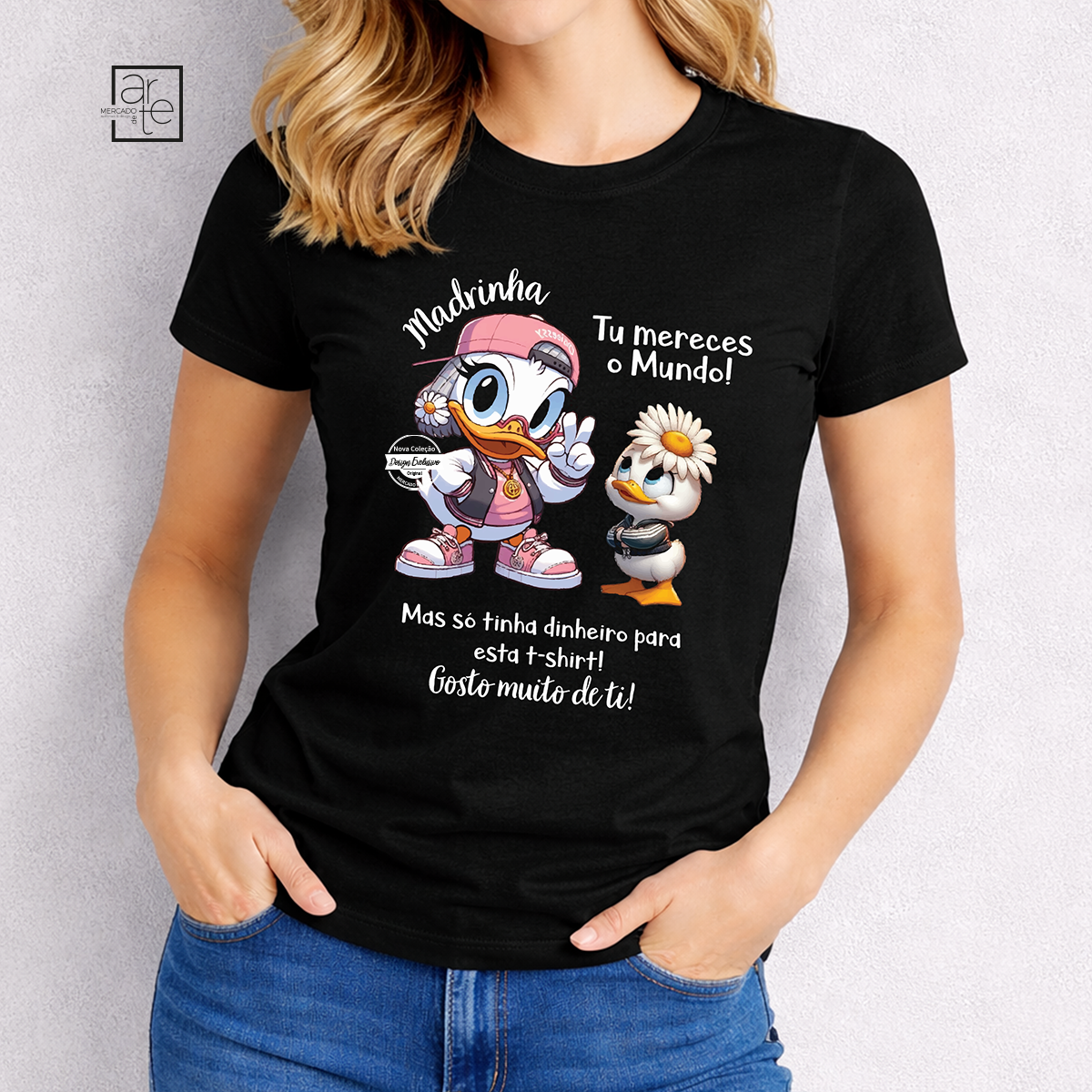 T-shirt Patos "Madrinha / Padrinho"