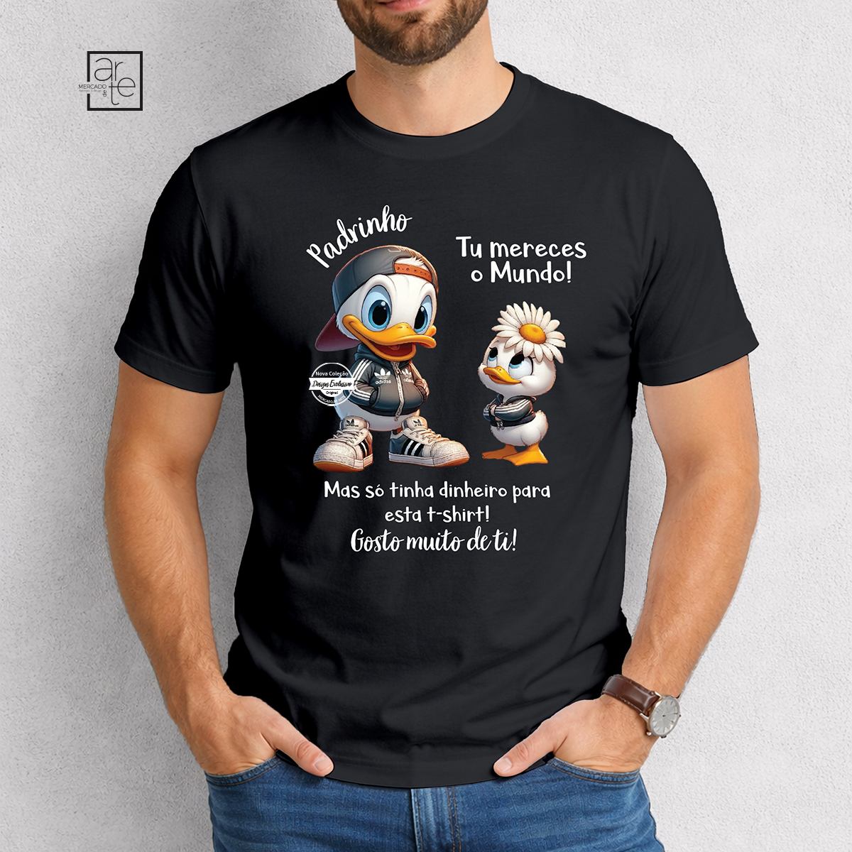 T-shirt Patos "Madrinha / Padrinho"