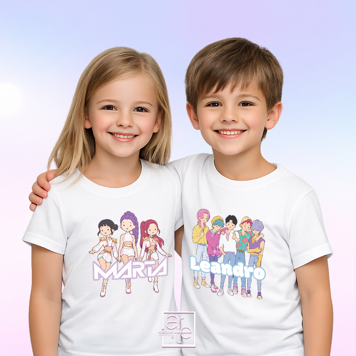 T-shirt estilo "Guerreiras do Kpop"