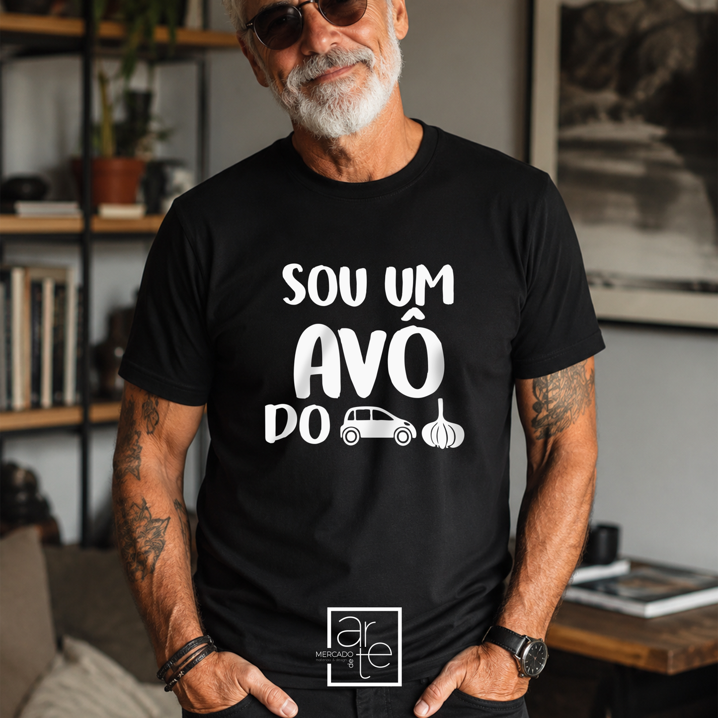 T-shirt "Sou um avô do..."