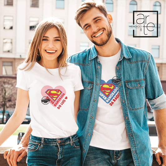 T-shirt "Super namorada/o"