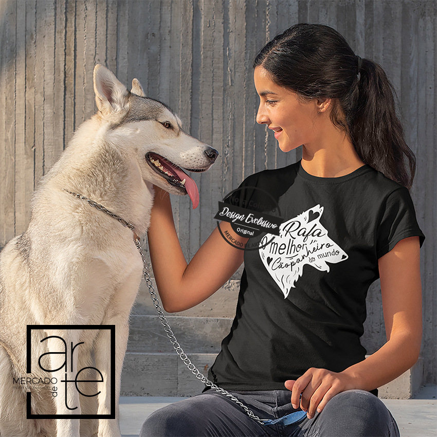 T-shirt "O melhor cãopanheiro do mundo"